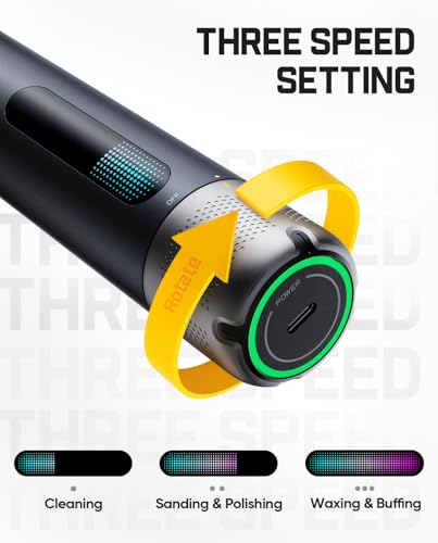 Fanttik P10 Pro Mini Car Buffer Polisher, Cordless Rotary Car Polisher