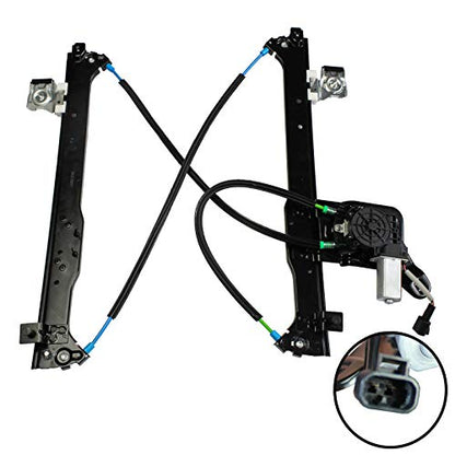 Rear Driver Side Power Window Regulator with Motor Fits Silverado - size: Rear Driver Side (LH)