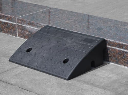 2 Pack 5" inch Rise Driveway Curb Ramps, 17"(L) x 11"(W) x 5"(H) Loading Ramps for Car, Pickup, Motorcycle, Truck, Heavy-Duty Rubber Kerb Ramps 6000 LBS Load Capacity (5" Rise - 2Pack) - size: 5" Rise - 2Pack