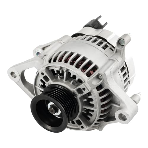 Alternator New Fit for Ram 1500 1994-1996 Ram 2500 1994-1996 V8 Dakota 1992-1996 3.9L 5.2L Grand Cherokee 1993-1998 5.2L B250 1992-1994, 13354N-7G2 90Amp 12V CW 7-Pulley Groove - style: 13354N