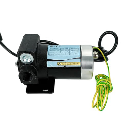 110V Gasoline Oil Fuel Transfer Pump with Connection Cables - size: 110V AC Pump
