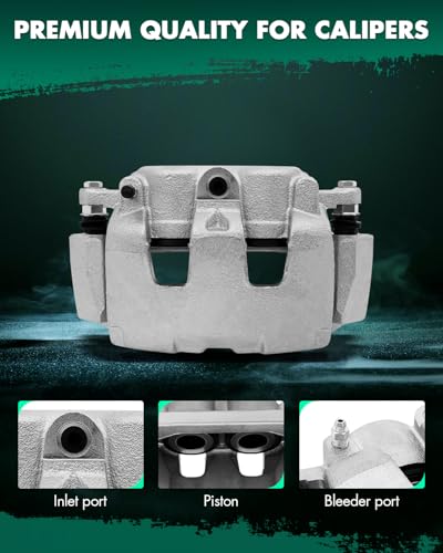 SCITOO Front Left/Right Brake Caliper Fit For Chrysler For Aspen 07-09 - size: Front[18B5055]Silver