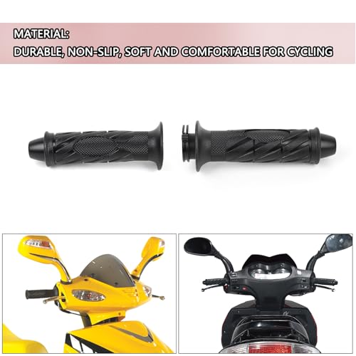 Minho GY6 50-150cc Rubber Motorcycle Handlebar Grips Fit TaoTao Jonway ATV