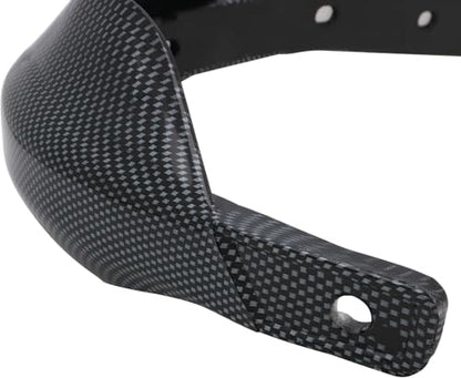 JFG RACING Dirt Bike Handguards for 7/8" and 1 1/8" Bar,Carbon Fiber Pattern - color: gray
