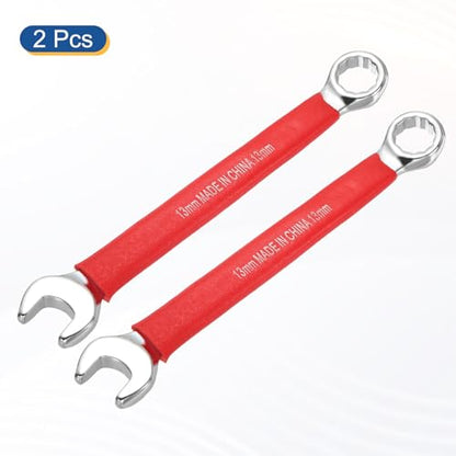 HARFINGTON 2Pcs Metric Combination Wrench 13mm 12-Point Box & Open End CR-V - size: 13mm