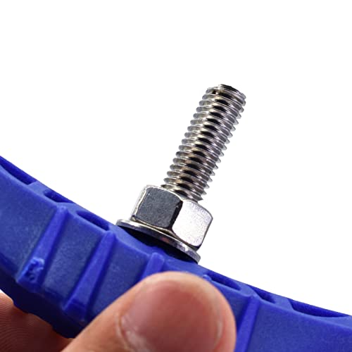 Tyre Rim Lock for Dirt Bike, Tyre Safe Bolt 1.6" 1.85" 2.15" Inner Tire Lock Fits for Pit Monkey Bike Motorcycle Wheel (Wheel Rim-1.85-Blue) - size: Wheel Rim-1.85-Blue