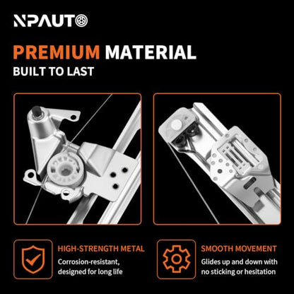 Rear Right Power Window Regulator Without Motor fit for E46 BMW (99-05) - size: Rear Passenger Side