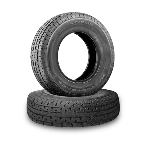 Set of 2 UN203 ST175/80R13 97N 8 Ply Load Range D Radial Trailer Tires - size: ST175/80R13 8Ply