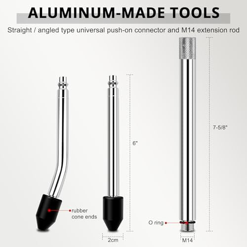 YSTOOL Cylinder Leak Down Gasoline Engine Compression Tester Automotive Kit - color: Black