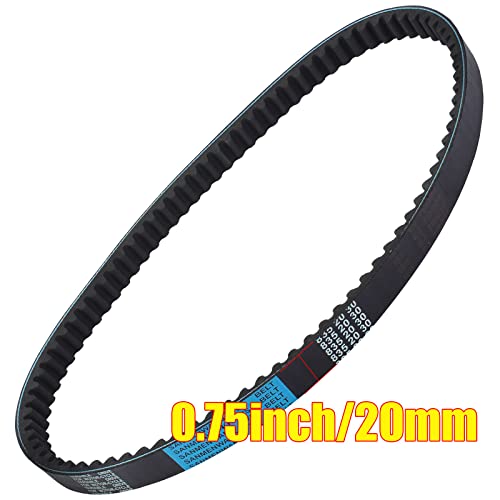 3Pcs 835 20 30 CVT Drive Belt for GY6 125cc - 150cc 232cc 152QMI 157QMJ 4-stroke Engines ATV Motorcycle Go Kart Scooter Pit Dirt Mini Bike Agility Baja Carter Coolster Diamo Hammerhead GTS 150