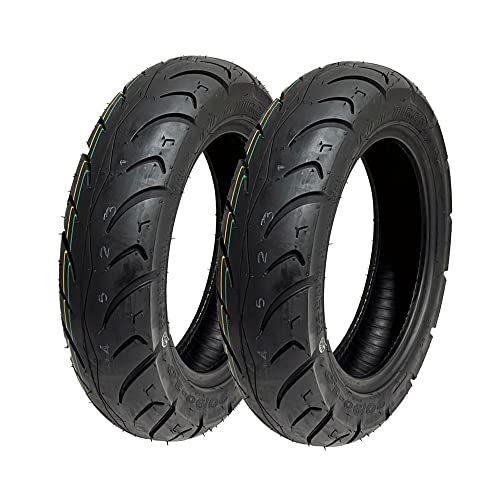 MMG 90/90-10 (3.50-10) Tire Set of 2, Front/Rear, Tubeless