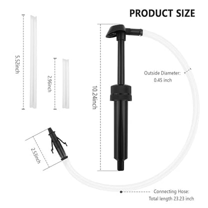 IHOTDER Transmission Fluid Transfer Pump Automotive,Hand Oil Transfer Pump for Quart Bottles,Universal Oil Extractor Pump Automotive Accessories for Most Cars Trucks SUVs