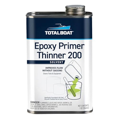 TotalBoat Marine Barrier Coat Epoxy Primer Thinner 200 Solvent - Quart