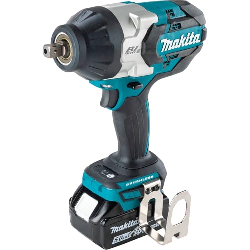 Makita XWT19T 18V LXT® Lithium-Ion Brushless Cordless 3-Speed 1/2" Sq. Drive Impact Wrench Kit w/Detent Anvil (5.0Ah) - style: Impact Wrench Kit