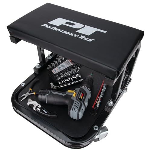 Performance Tool W85007 D-Frame Rolling Mechanic Garage Seat - style: C-Frame Seat