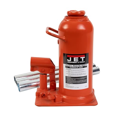 JET 17.5-Ton Hydraulic Bottle Jack w/ Handle (JHJ-17-1/2) - size: 17-1/2 Ton