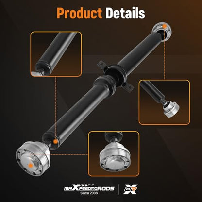maXpeedingrods Rear Drive Shaft Propshaft Driveshaft Assembly for Jeep Grand Cherokee 2012-2018 V8 6.4L AWD - style: 5038552AA