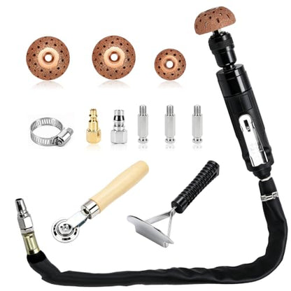 Air Tire Repair Polish Patch Tools Kit, 2500RPM Pneumatic Tire Buffer