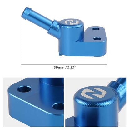 NICECNC Fuel Injector Rail Motorcycle Orange - color: blue