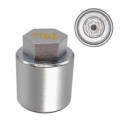 JL 708 for 27mm Nuts, Wheel Locking Nut Key for Jeep (JL) Dodge - size: 708
