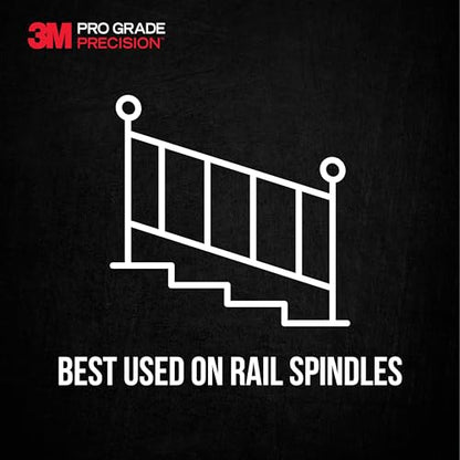3M Pro-Pad Sanding Sponge 2.88 in x 4 in x .5 in, 80 Grit, 54-Pack, Brown - style: 80 Grit
