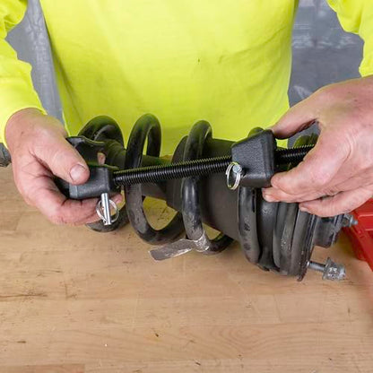 OEMTOOLS MacPherson 10.75 Inch Strut Spring Compressor, Forged Hooks - style: Clamshell