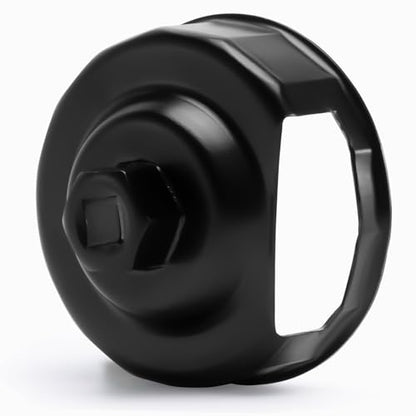 76mm 14Flutes Oil Filter Cap Wrench Removal Tool Socket, Fit for 1984-2021 Harley Spin-On Oil Filters (Except '15-Later XG)