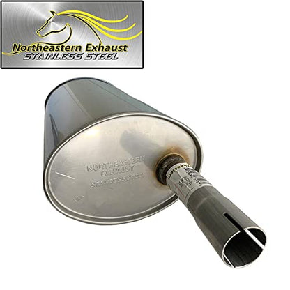 Northeastern Exhaust Stainless Steel System Kit with Hangers and Bolts Compatible for 2003-2011 Element 2.4L