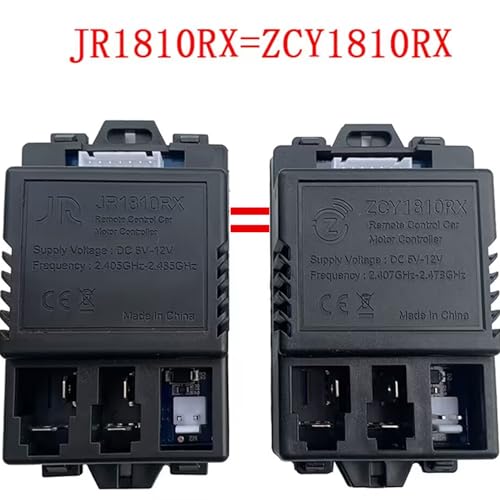 JR1810RX 5 Pin Children's Electric Car 2.4G Bluetooth Remote Control and Receiver Kit Controller Control Box Accessories for Replacement Parts