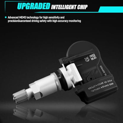 Pre-Programed TPMS Tire Pressure Monitoring System Sensor for:-Jeep Wrangler 2007-2012 Patriot for:-Dodge Caravan for:-Chrysler Aspen Sebring Town & Country 2005-2020 4PCS 315MHz OE# 68078861AA