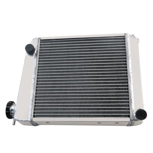 2 Row Aluminum Radiator for 1959-1966 Austin Mini 1961-1969 Cooper S 1991-1996 Rover Mini Cooper, Full Performance Aluminium Radiators, Automotive Replacement Radiator