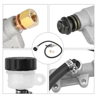M MATI Rear Brake Caliper & Master Cylinder for Polaris Sportsman 500 400 335 Diese-l 455 Worker 335 500 1998-2002 1910301 1930818 1910553 1910441 1910366 1930819