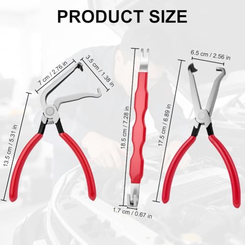 Ainiv 2 Pieces Electrical Connector Removal Tool, Red - color: Red, size: 2PCS