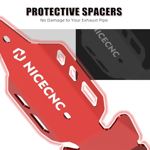 NICECNC Heat Shield Guard Protector Red - color: Red