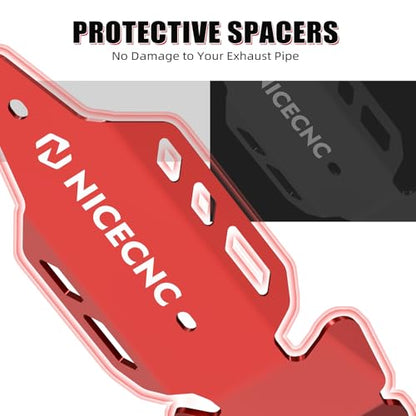 NICECNC Heat Shield Guard Protector Red - color: Red