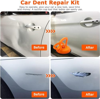 Dent Puller, 2 Pack Car Dent Puller, Suction Cup Dent Puller Handle Lifter, Powerful Car Dent Remover, Dent Removal Kit and Dent Repair Puller for Car Dent Repair,Glass,Screen,Tiles and Objects Moving