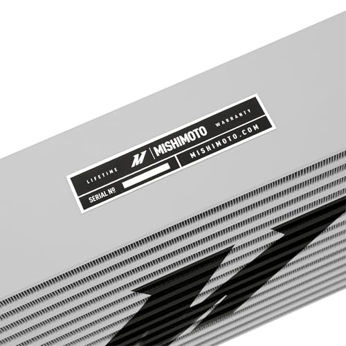 Mishimoto MMINT-RGR-11KSLBK Performance Intercooler Kit, Compatible With Ford Ranger 3.2L Diesel 2011+, Silver Intercooler, Black Pipes
