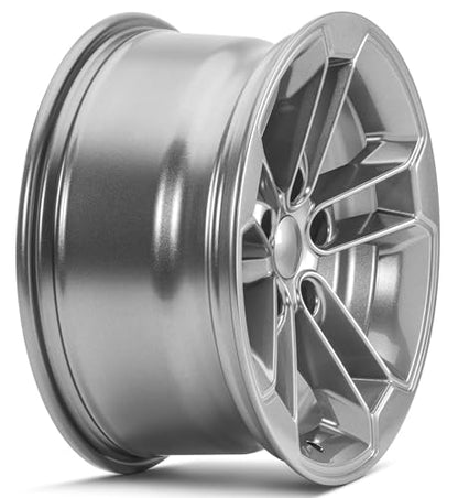 Quadratec '41 17" Alloy Wheel, Gunmetal Gray - 5x5 Bolt Pattern with 5.2" Backspace - 17x8 (+10mm Offset) - Fits Jeep JT, WJ, WK, WK2, JK, JL, JKU, JLU 1999-2022 - Hub Centric Wheel with Center Cap - color: Gunmetal Gray