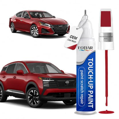 Touch Up Paint for Nissan Red Alert/Scarlet Red A20 Paint Code - color: Red Alert/Scarlet Red (A20)