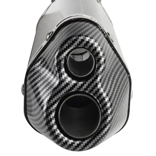 FLYPIG Slip On Exhaust Muffler Pipe 1.5-2" Inlet for Sport Street Dirt Bike