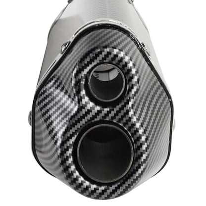 FLYPIG Slip On Exhaust Muffler Pipe 1.5-2" Inlet for Sport Street Dirt Bike