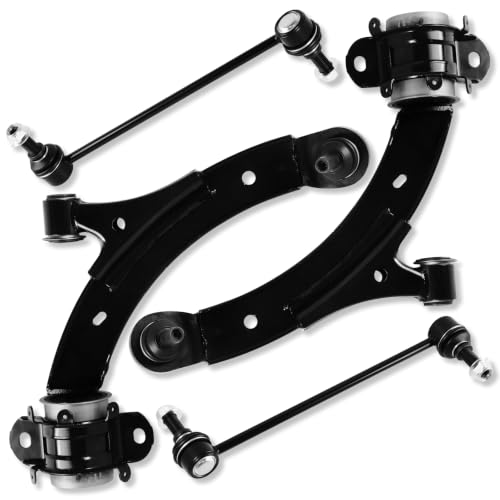 4pc Front Lower Control Arm Ball Joint Stabilizer Sway Bar Link Assembly Compatible with Ford Mustang 2010 2011 2012 2013 2014#OE K622155 K622156 K80899 - size: 4PC-14 Mustang GT&10-14 Mustang&More