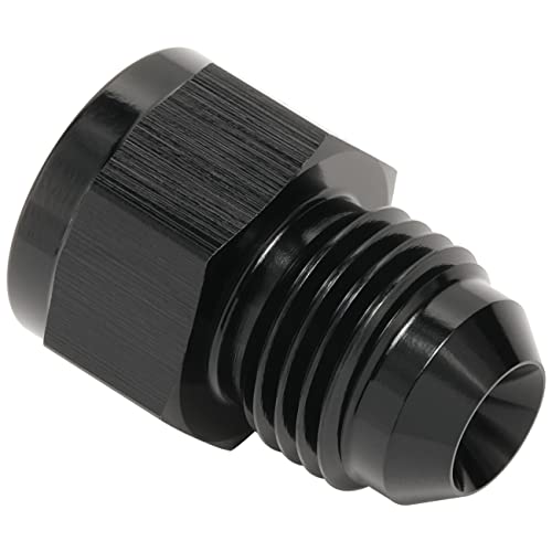 4AN Female to 6AN Male Flare Expander Fitting Adapter Aluminum Black - color: Black, size: 4AN Female to 6AN Male