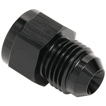 4AN Female to 6AN Male Flare Expander Fitting Adapter Aluminum Black - color: Black, size: 4AN Female to 6AN Male