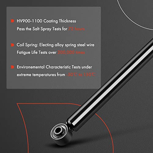 A-Premium Rear Shock Absorbers, Set of 2 - Compatible with Mazda - style: Rear Shock fit Mazda 3 2010-2013