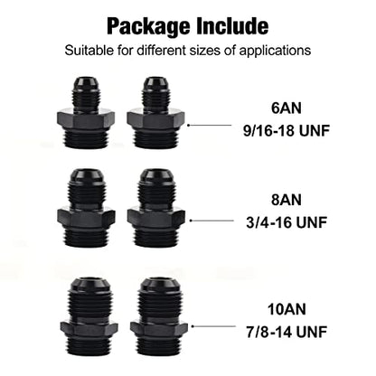 EVIL ENERGY 40 Micron Fuel Filter Inline with 6AN 8AN 10AN Adapter Universal 60MM