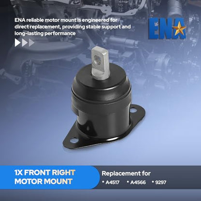 ENA Engine Motor and Trans Mount Set of 6 Compatible with Honda 2003 2004 2005 2006 2007 Accord 2.4L Automatic Trans Replacement for A4526HY A4517 A4516 A4510 A4509 A4542