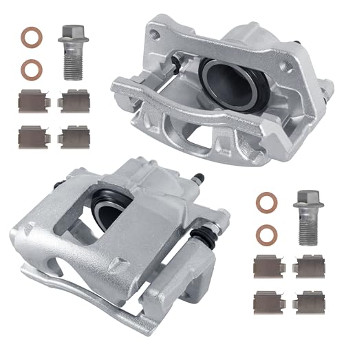 18B5044 18B5045 Front Disc Brake Calipers Compatible with 2007-12 Wrangler - size: Front 18B5044+18B5045