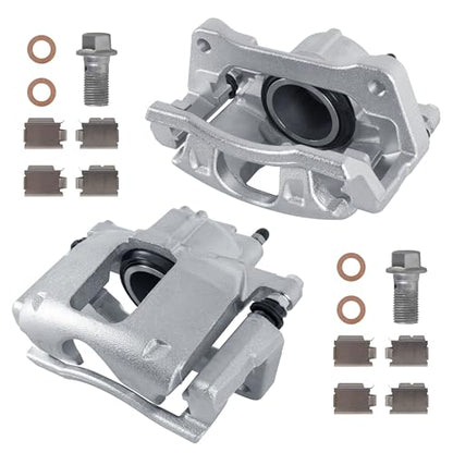 18B5044 18B5045 Front Disc Brake Calipers Compatible with 2007-12 Wrangler - size: Front 18B5044+18B5045
