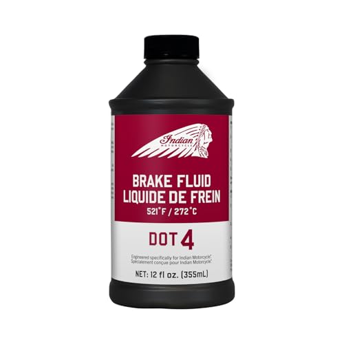 Indian Motorcycle Dot 4 Brake Fluid, 12 Oz., Genuine OEM Part 2880016